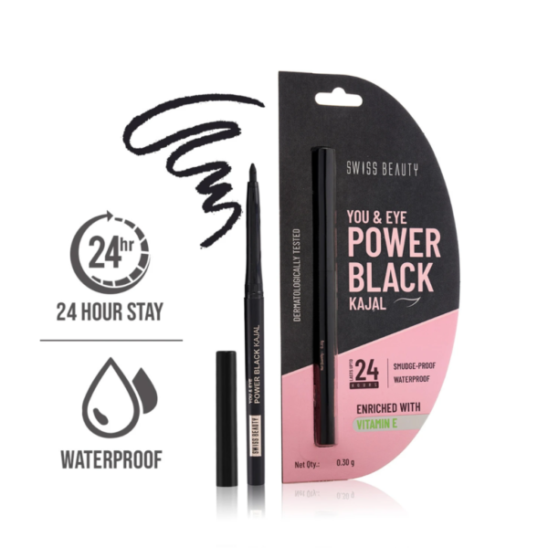 SWISS BEAUTY Eye Power Black Kajal